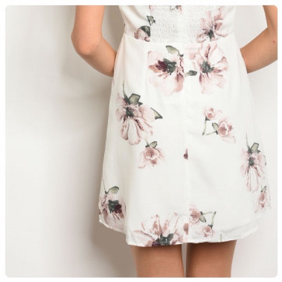 *CLEARANCE* Big Flowers Summer Mini Dress - Picture 4 of 6